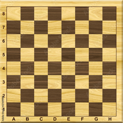 Wooden Chess board.