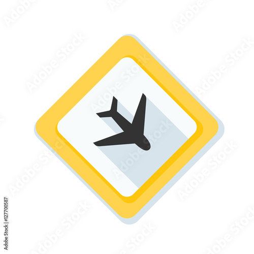 Airport  Plane Hazard Sign