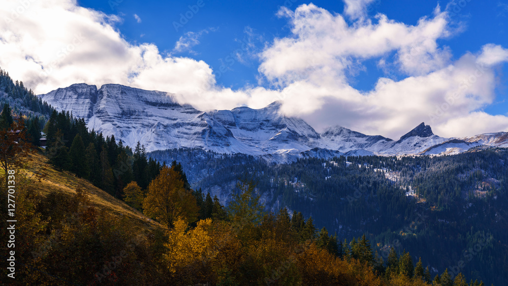 Fototapeta premium Widok z Axalp