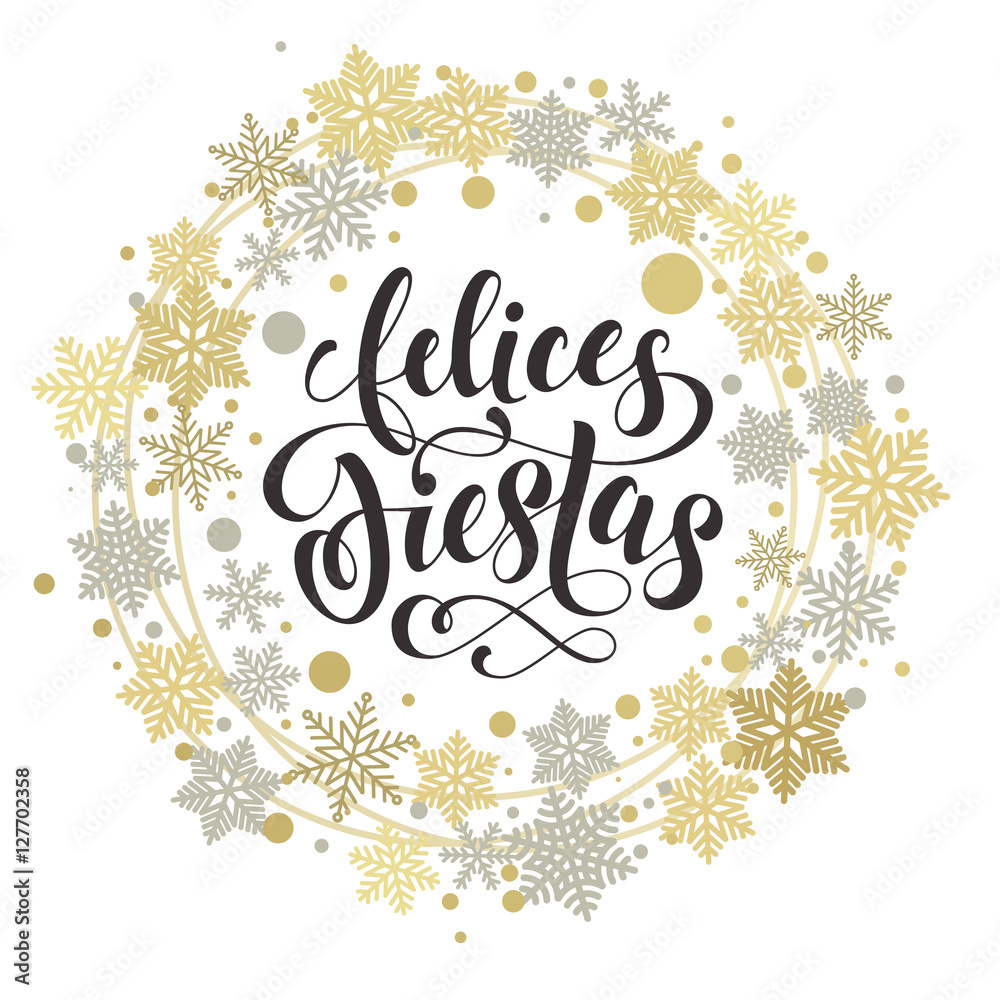 Spanish text for Happy Holidays greeting wish Spanish text for Happy Holidays greeting wish