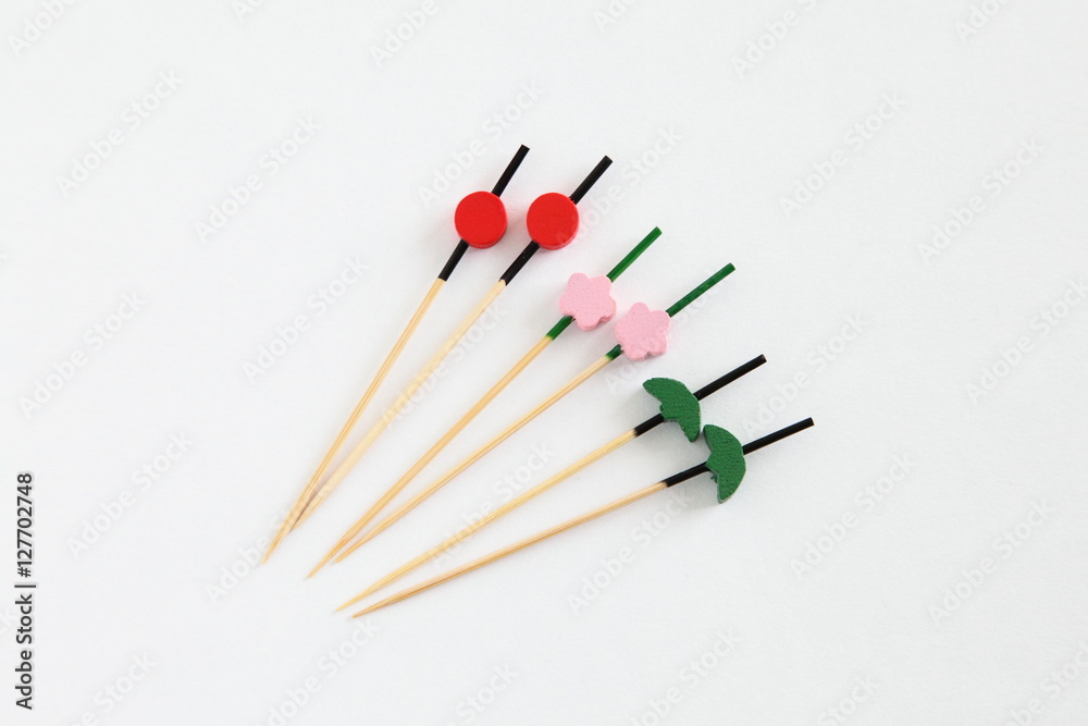 Japanese Beautiful Bamboo Food Skewers for Party Japanese Beautiful Bamboo Food Skewers for Party