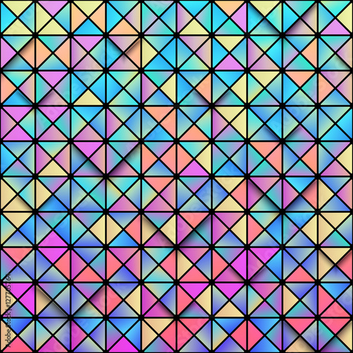 Geometric pattern background. Trendy pastel colors. Eps10 vector illustration.