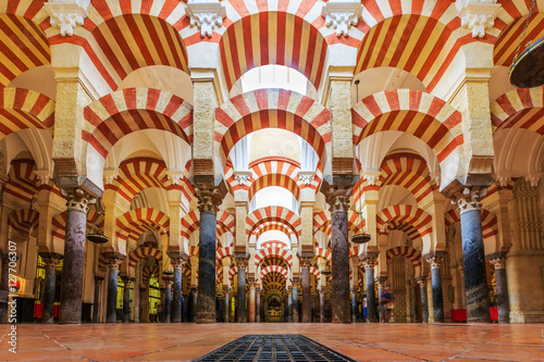 Mezquita Cathedral in Cordoba, Spain.  photo