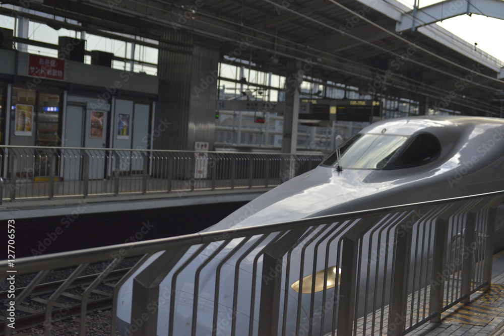 Fototapeta premium Bullet Train, Kyoto, Japan