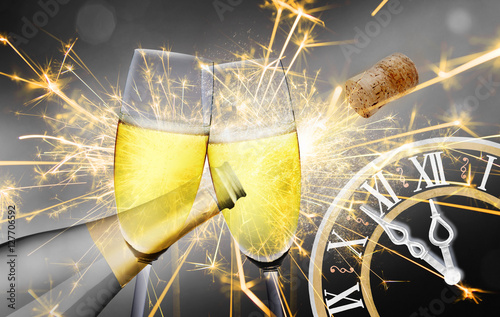 Silvester mit Ihr und Sekt