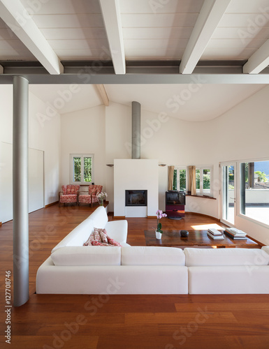 Living room of a loft