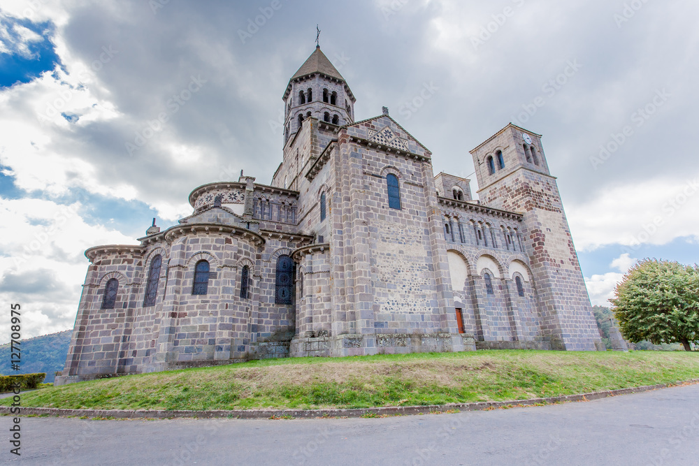 église de Saint-Nectaire, Auvergne, France 