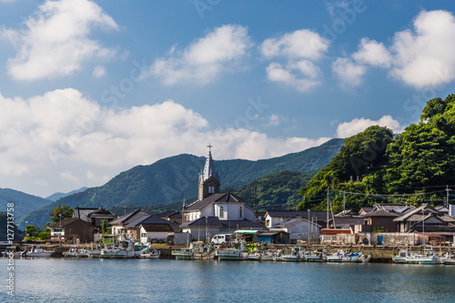 Sakitsu Church in Amakusa , Kyushu, Japan