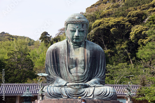 Fotografie Statue du Grand Bouddha à Kamakura, Japon