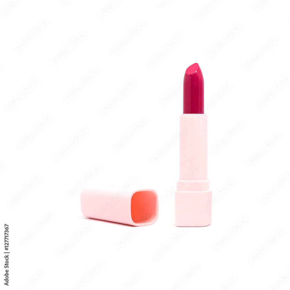 Lipstick makeup for women who love beauty isolated on white background. Lipstick makeup for women who love beauty isolated on white background.