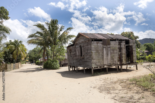 Antanifotsy village in the delta river Antainambalana,  Madagascar © vladislav333222