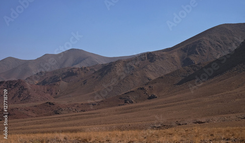 The Hill for Abyaneh, traditional and historic village in Iran