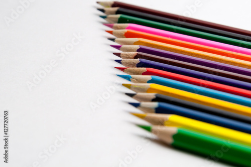 Photo of the colored pencils