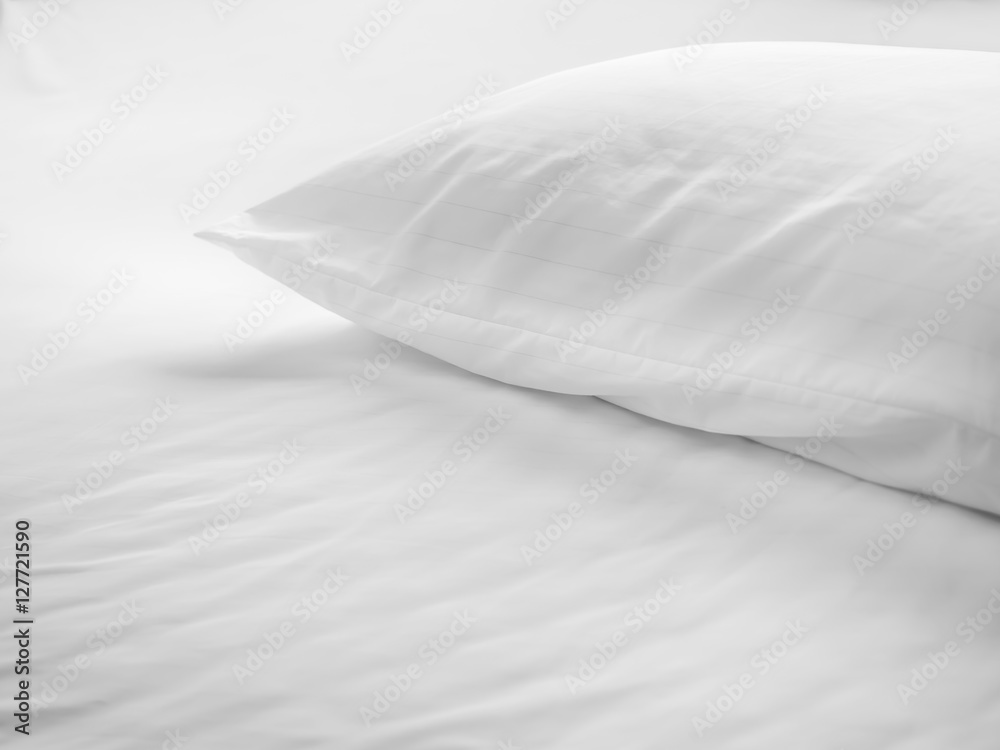 Obraz premium Dust mites pillow and bedding cover.