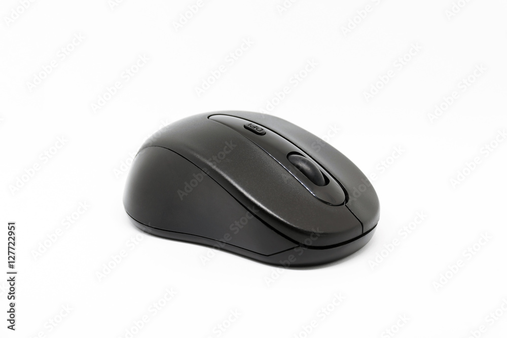 Modern design wireless mouse for computer isolated on white background. Modern design wireless mouse for computer isolated on white background.