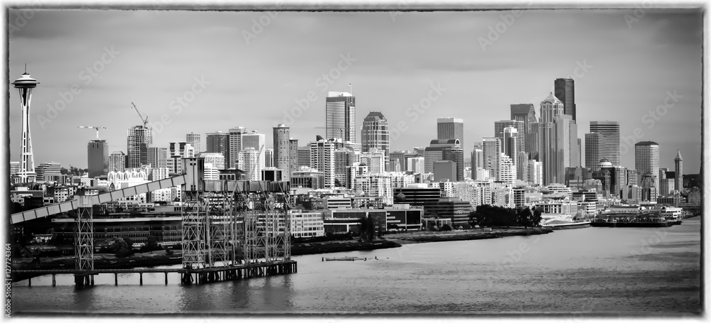 Fototapeta premium Seattle Skyline
