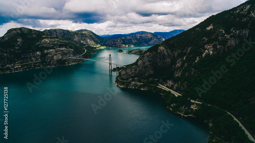 Norway, aerial photos, landscape, sea, mountains,