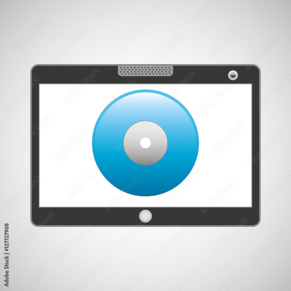 tablet pc technology power button vector illustration eps 10 tablet pc technology power button vector illustration eps 10