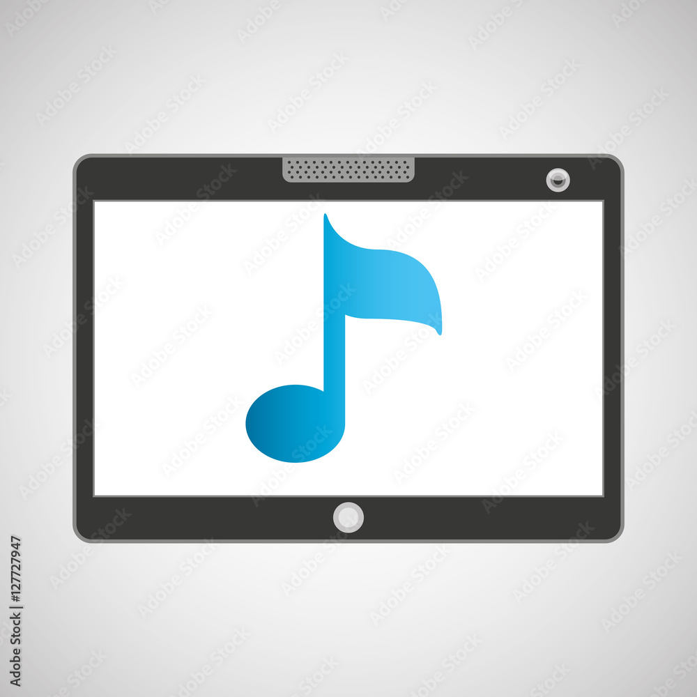 touchpad digital music wireless vector illustration eps 10 touchpad digital music wireless vector illustration eps 10