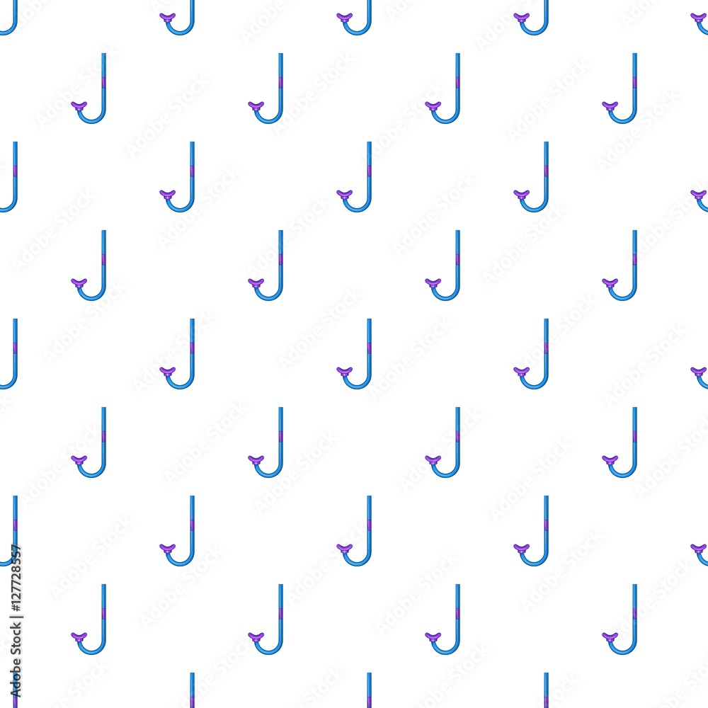 Tube for diving pattern. Cartoon illustration of tube for diving vector pattern for web Tube for diving pattern. Cartoon illustration of tube for diving vector pattern for web