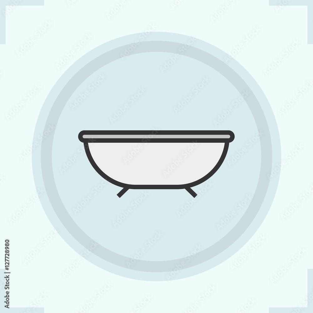 Bath color icon Bath color icon