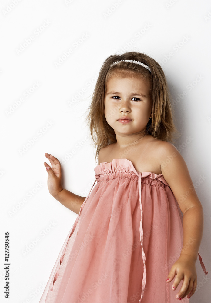 Funny little girl laughing Funny little girl laughing