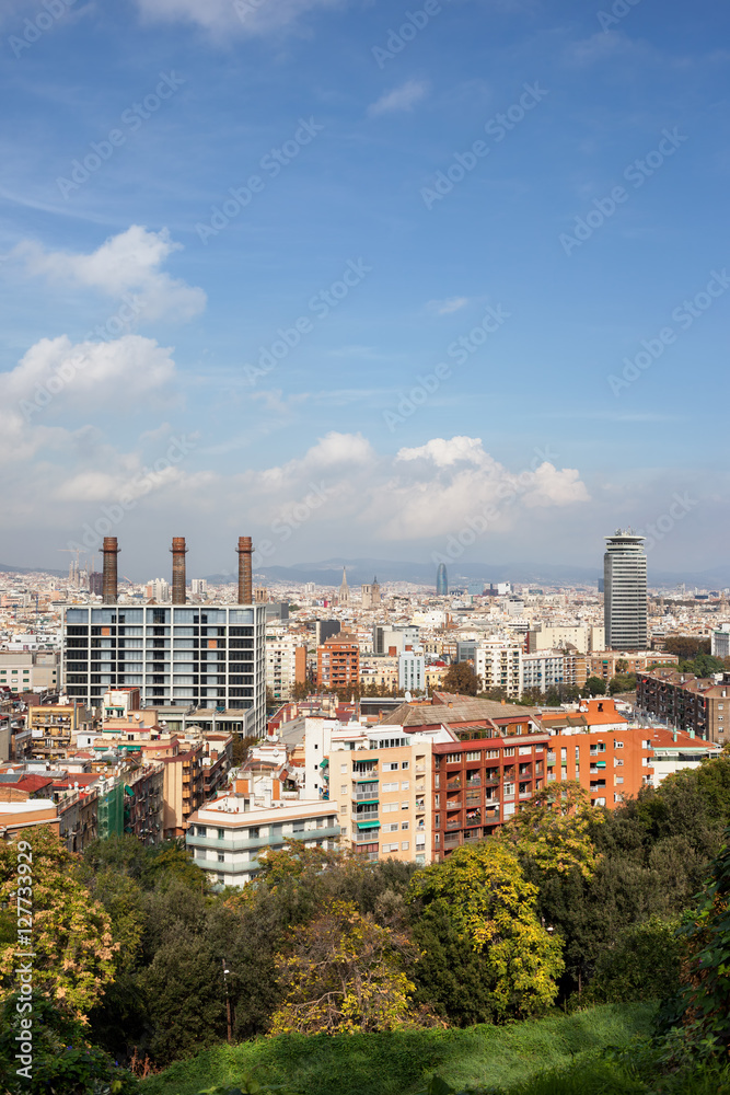 Obraz premium Cityscape of Barcelona