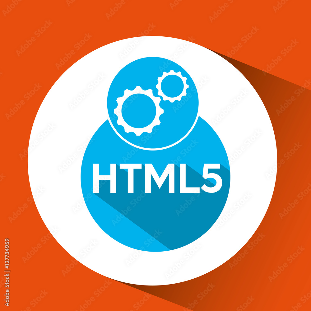 web development gears html5 vector illustration eps 10 web development gears html5 vector illustration eps 10