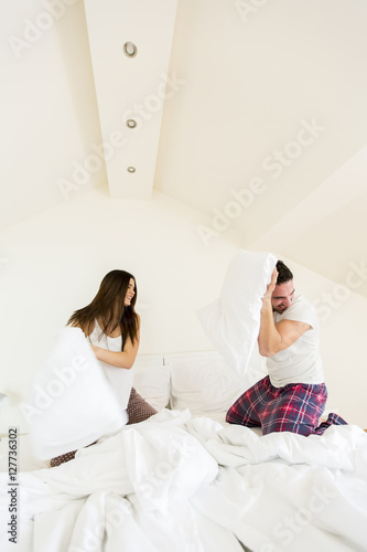 Couple in bed