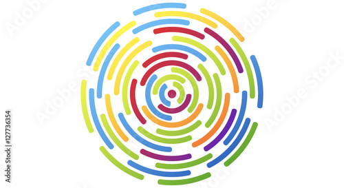 onde, comunicazione, satellite, cerchi, concentrici