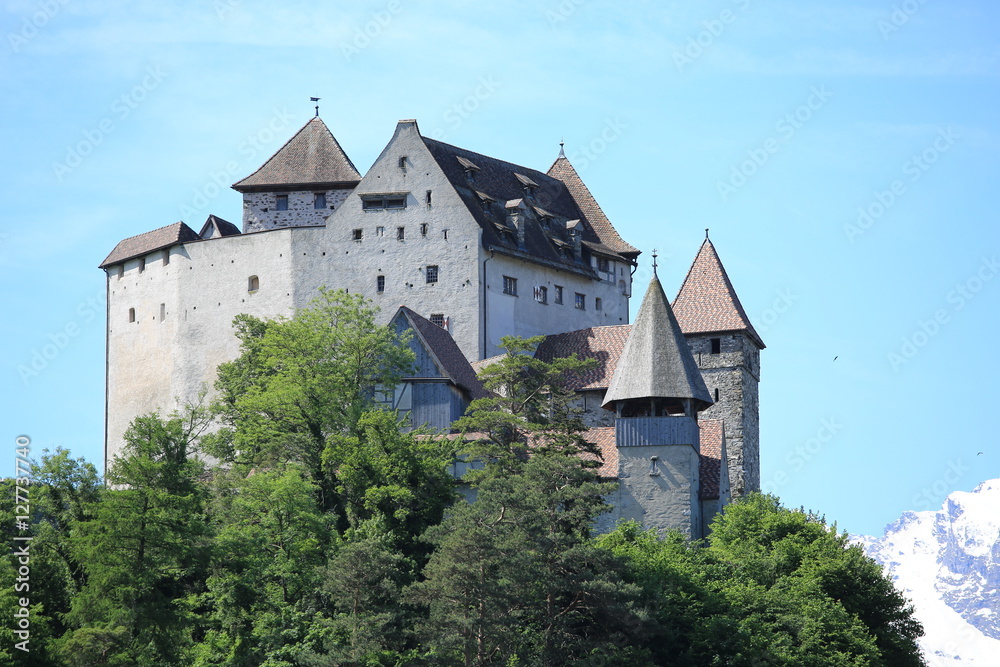 Historic Castle Gutenberg in The Principality of Liechtenstein