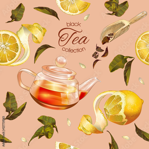 Black tea pattern