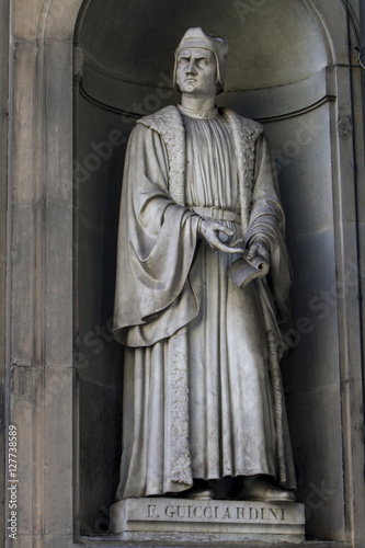 Francesco Guicciardini statue in Florence