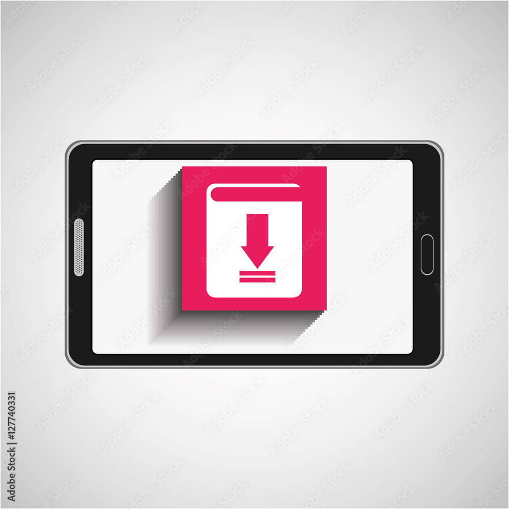 smartphone technology download button vector illustration eps 10 smartphone technology download button vector illustration eps 10