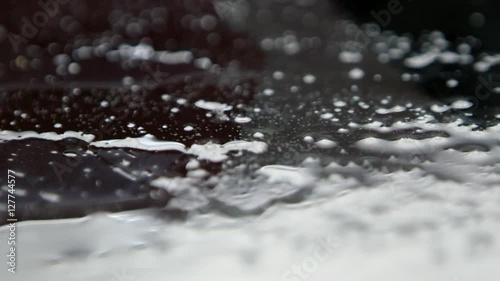 Black liquid matter.