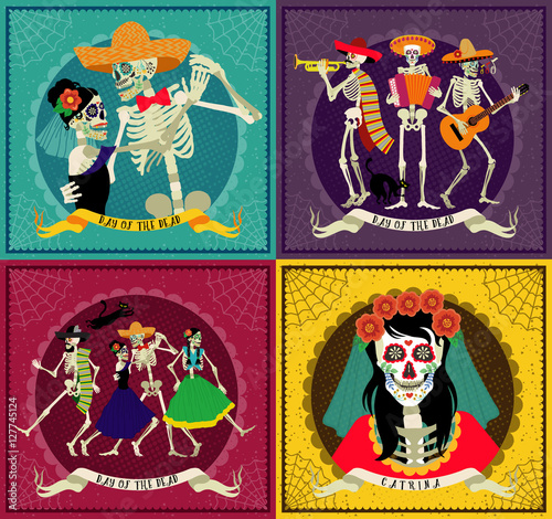 Day of the Dead. Dia de los Muertos .
