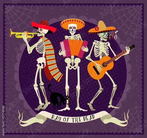 Day of the Dead. Dia de los Muertos .