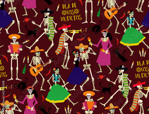 Day of the Dead. Dia de los Muertos .