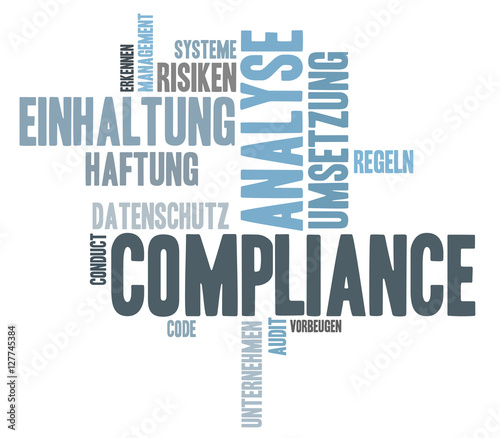 Compliance word cloud