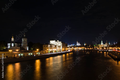 view of towers of Moscow Kremlin