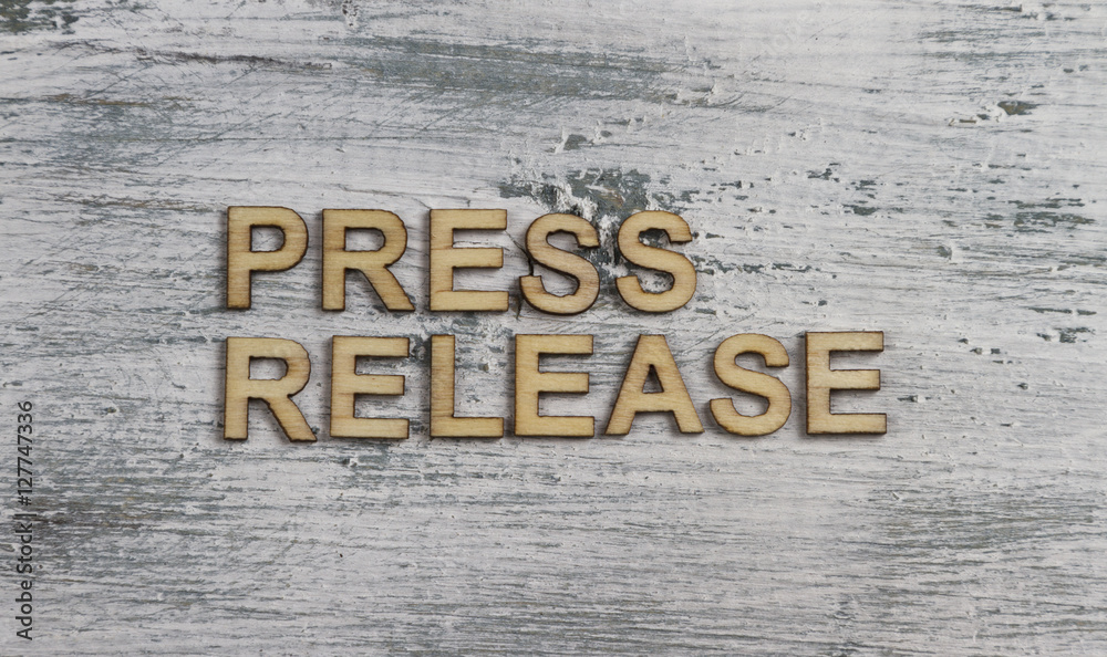 Naklejka premium Press Release
