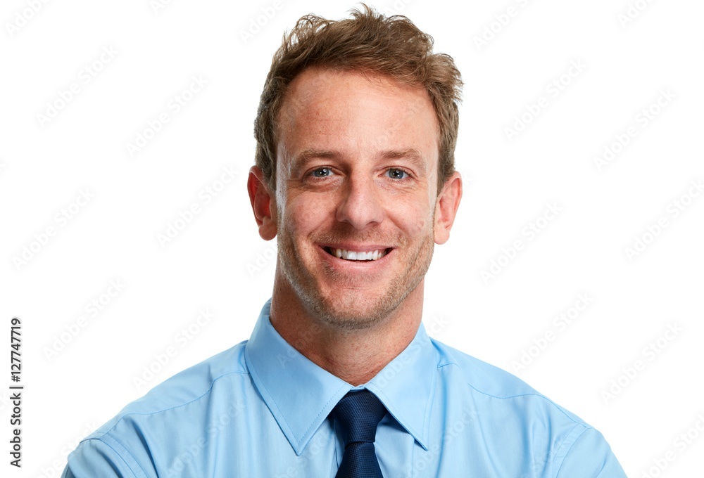 Smiling man. Smiling man.