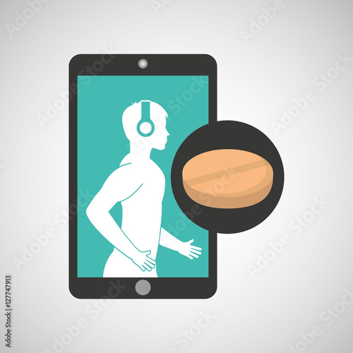 healthcare app medicine pharmacy graphic vector illustration eps 10