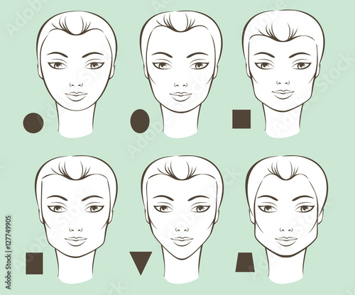Female face shapes