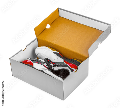 Sport sneakers in box