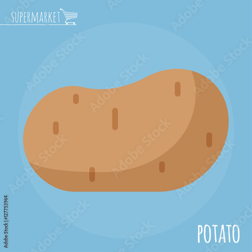 Potato vector icon