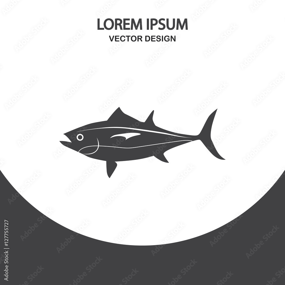 Tuna icon. Simple design for web and mobile Tuna icon. Simple design for web and mobile