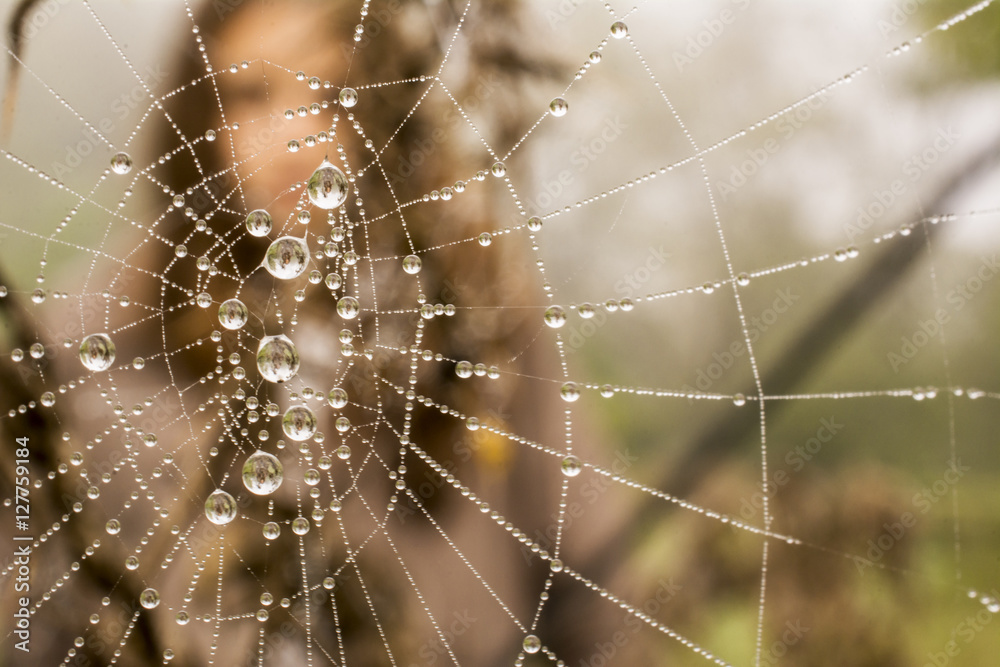 Girl in spiderweb Girl in spiderweb