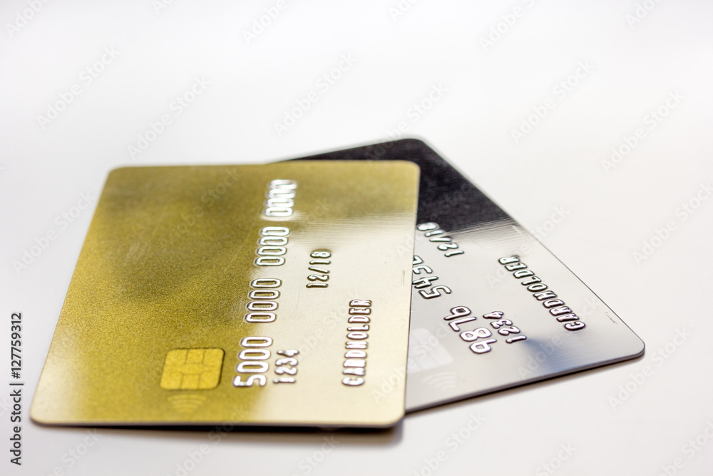 bunch of credit cards on white background online shopping bunch of credit cards on white background online shopping
