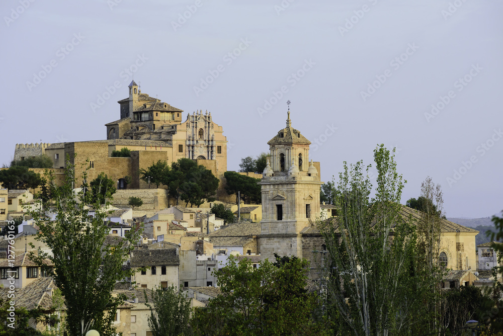 View of Caravaca de la Cruz town located in Murcia Spain